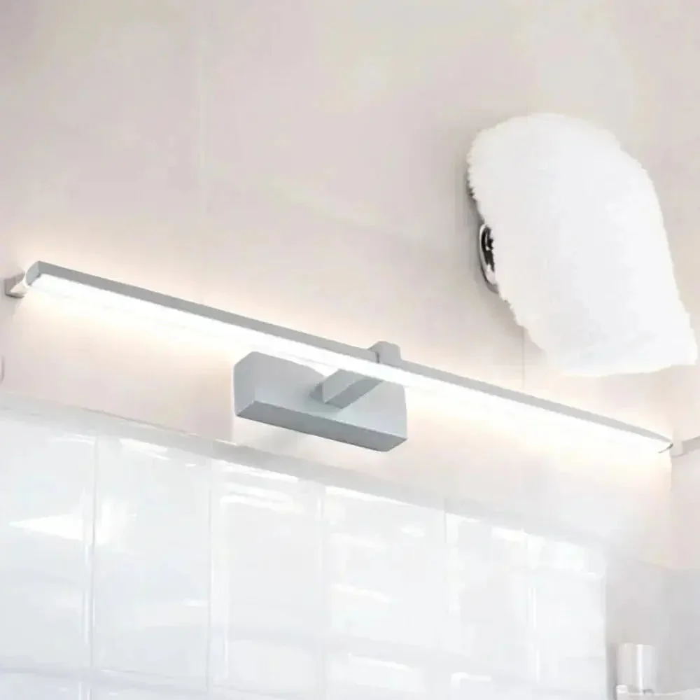 Arandela de Parede LED para Banheiro 3 Cores em Alumínio