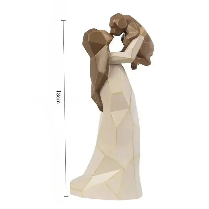 Escultura de Resina Menina com Cachorro