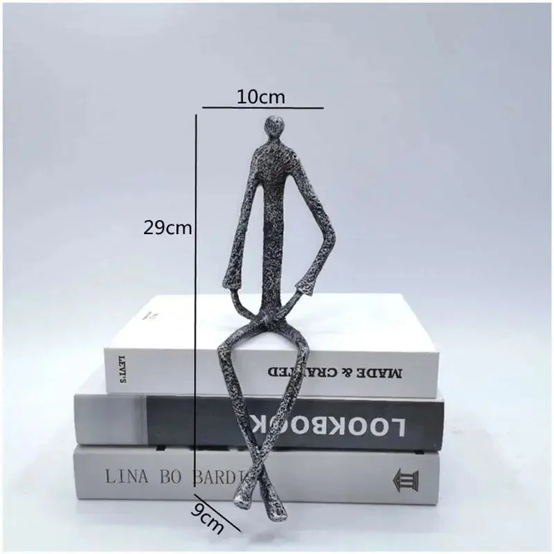 Escultura Humana em Ferro Fundido