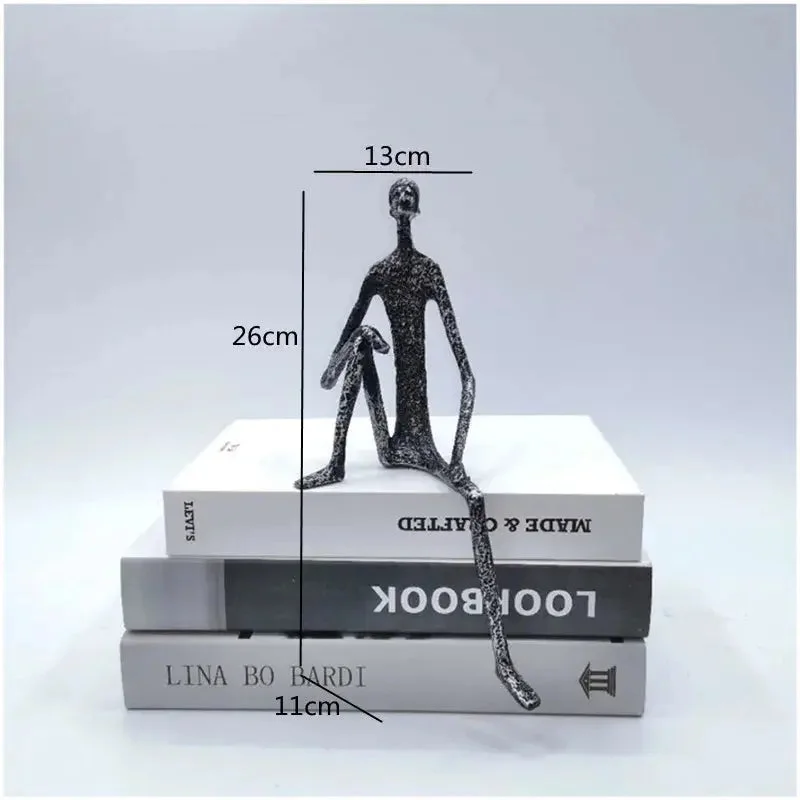 Escultura Humana em Ferro Fundido
