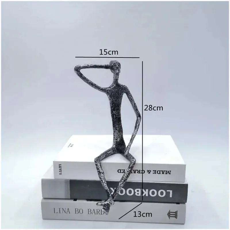 Escultura Humana em Ferro Fundido