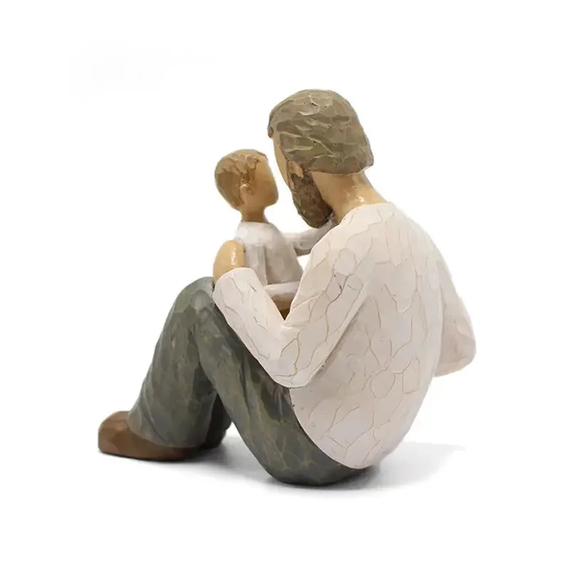 Escultura Pai e Filho