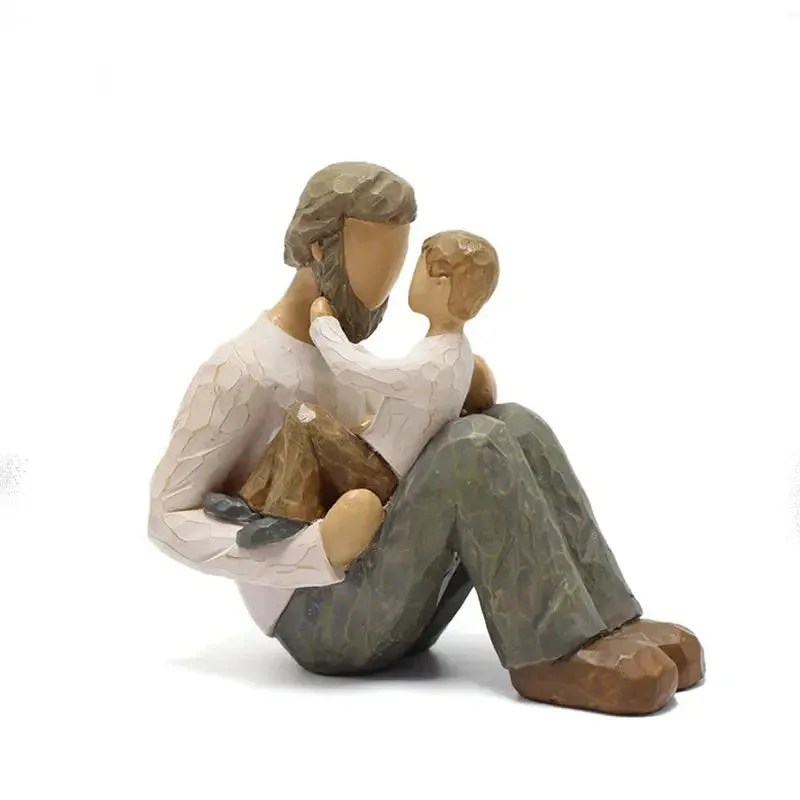Escultura Pai e Filho