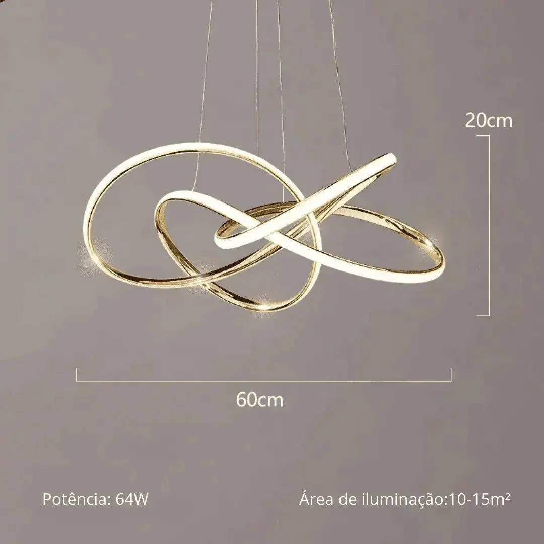 Lustre Para Sala Excecutive - Golden Evolut