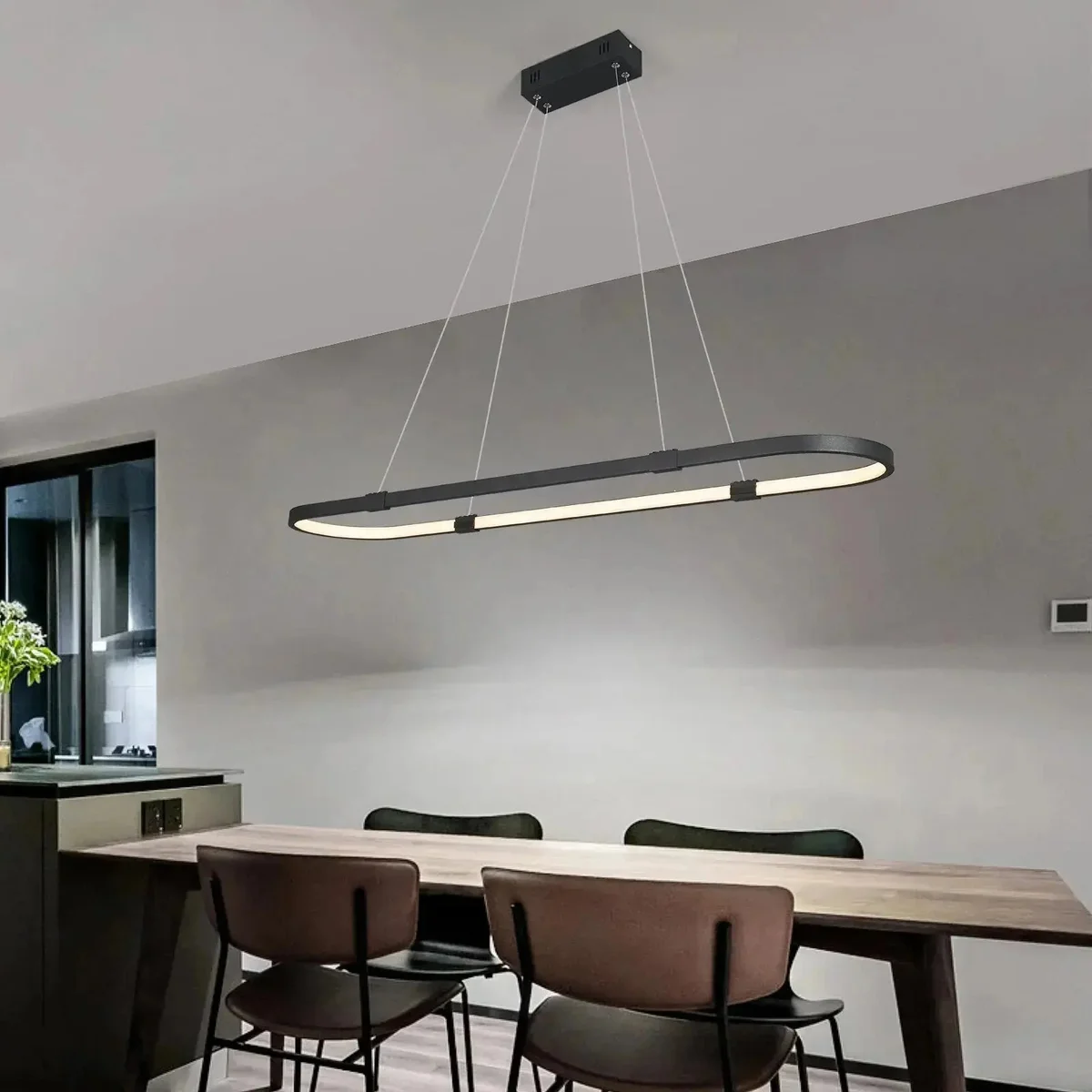 Lustre Pendente Moderno Vallbona com Controle Remoto