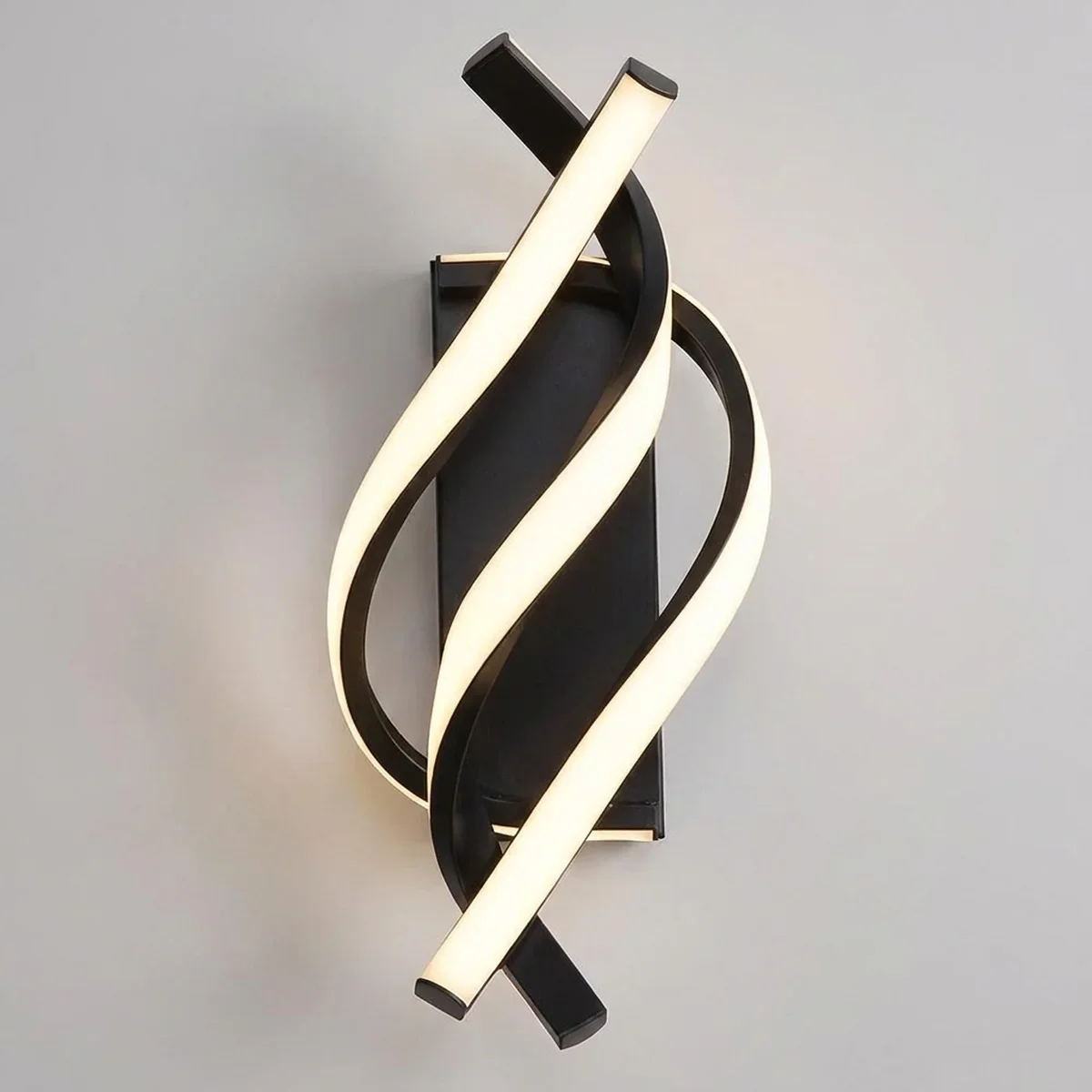 Arandela LED Minimalista Espiral Triplo Lines para Parede 24W Bivolt