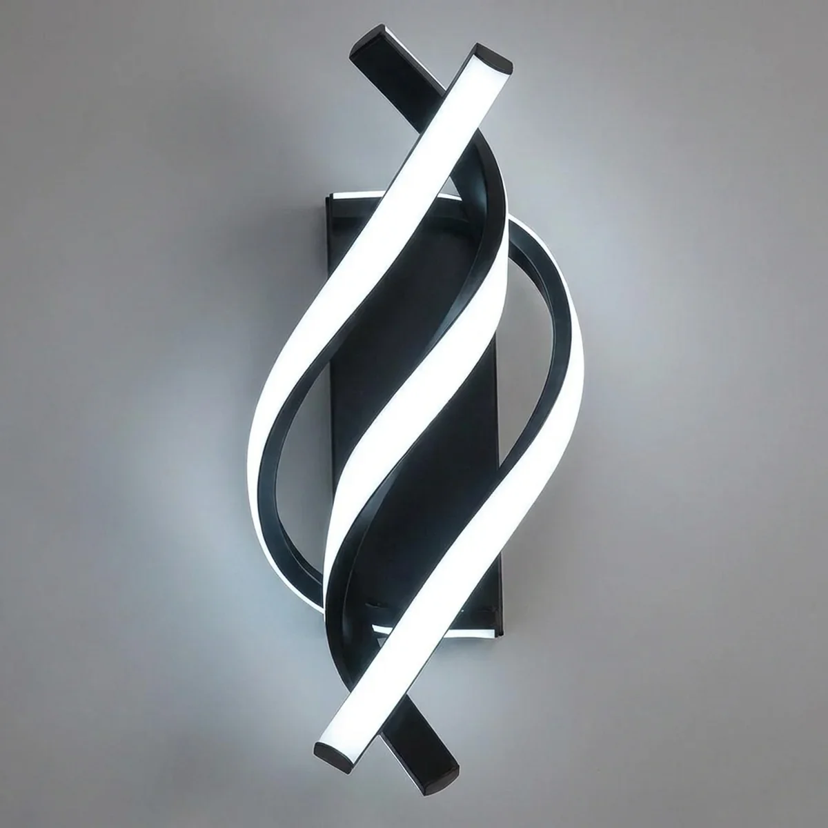 Arandela LED Minimalista Espiral Triplo Lines para Parede 24W Bivolt