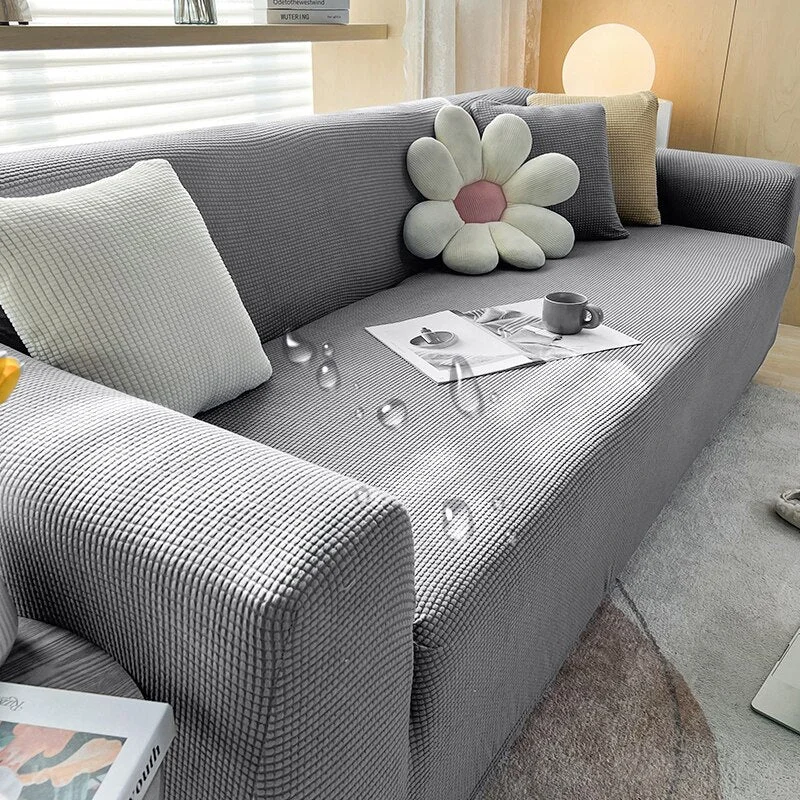 Capa de Sofá Premium Impermeável - Tecido Luxo Jacquard — vista complementar