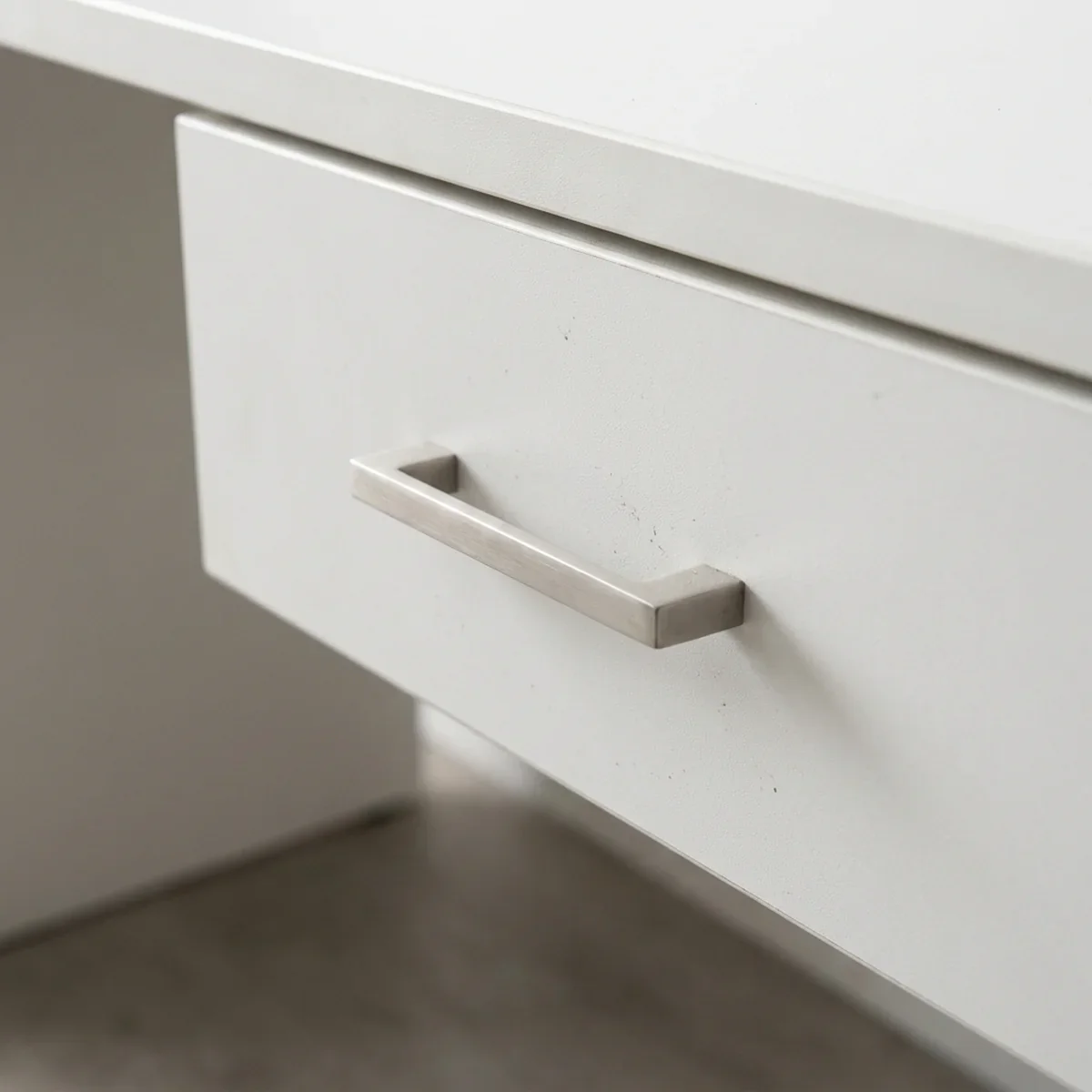 Mesa para Escritório Oring 230cm 6 Gavetas Tampo 40mm Minimalista