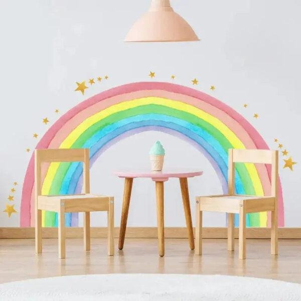 Adesivo de Parede Infantil Arco Íris