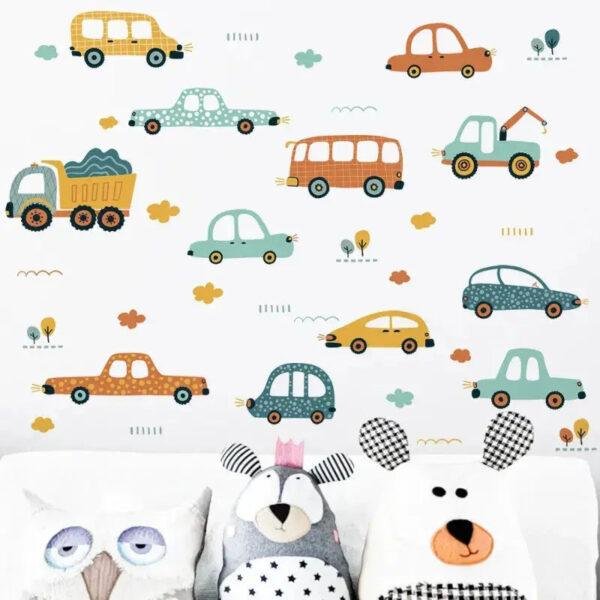 Adesivo de Parede Infantil Decorativo Carros