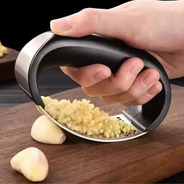 Alternative view of Amassador de Alho Inox Ergonômico Manual