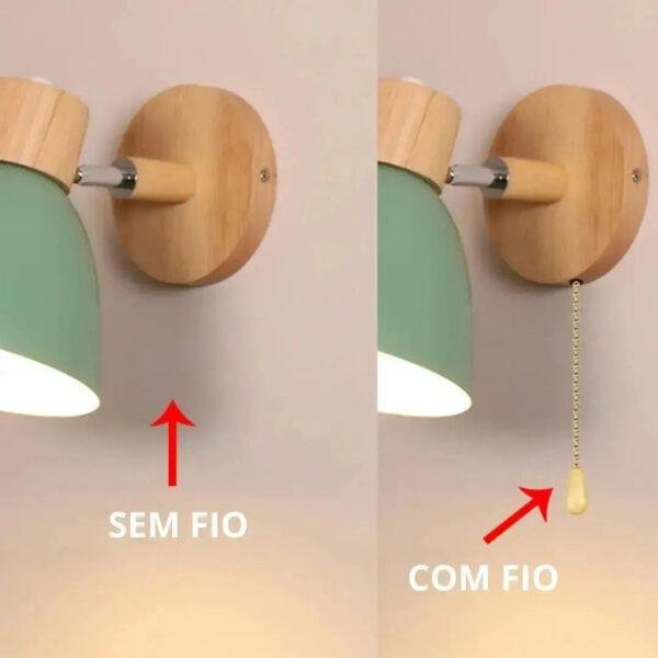 Alternative view of Arandela de Parede Interna Wooden