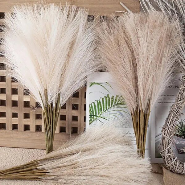 Capim dos Pampas Artificial 3 Peças 70 cm