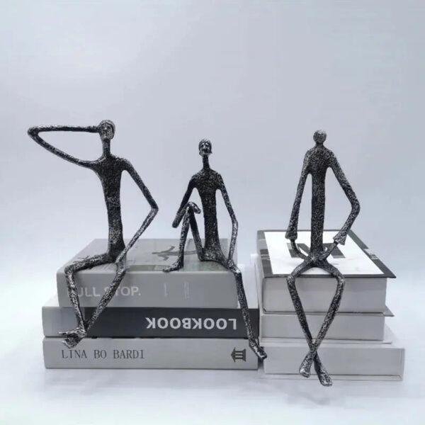 Escultura Humana em Ferro Fundido