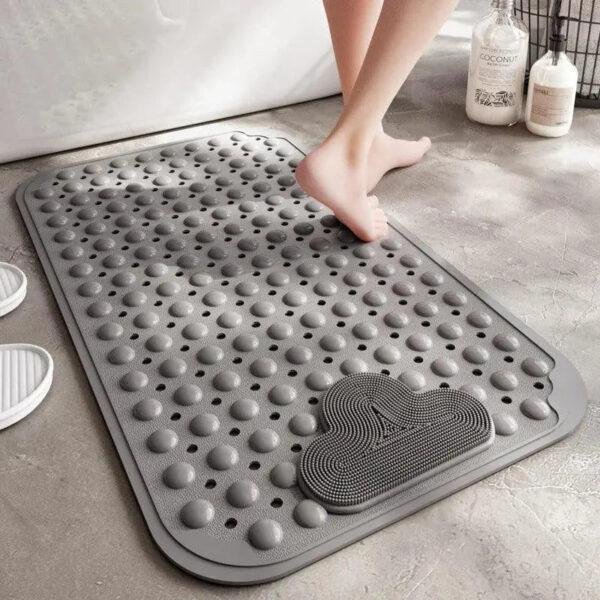 Tapete Antiderrapante de Box com Massageador de Pés
