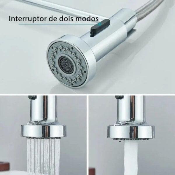 Alternative view of Torneira Gourmet Cozinha com Extensor Quente e Frio